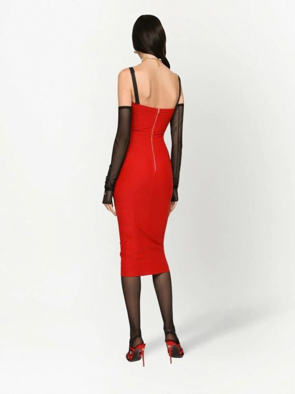 Dolce & Gabbana  lace-up detail corset dress - Image 4