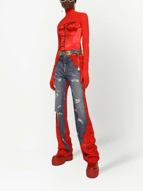 Dolce & Gabbana  topstitched corset-style top - Image 2
