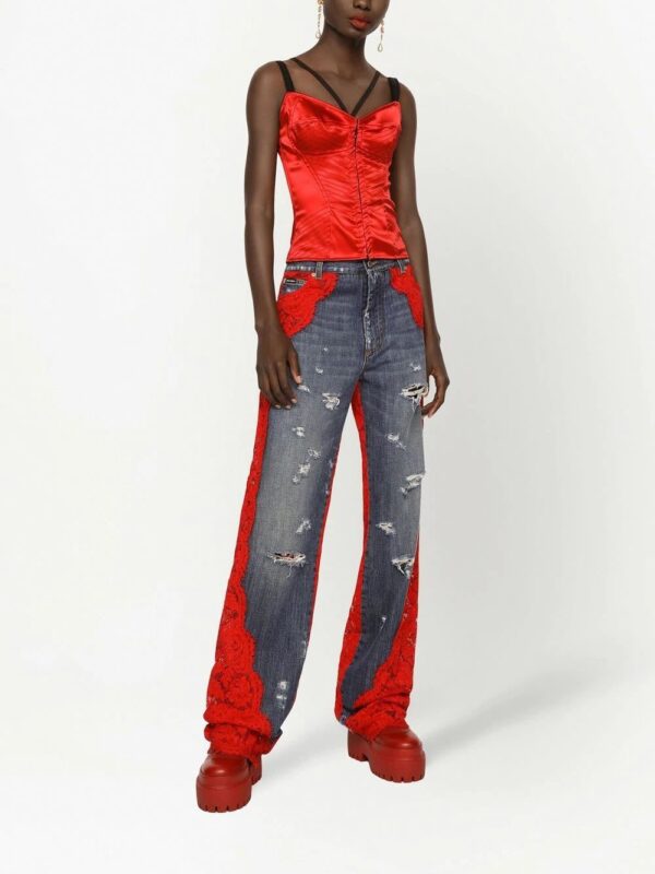 Dolce & Gabbana  topstitched corset-style top - Image 3