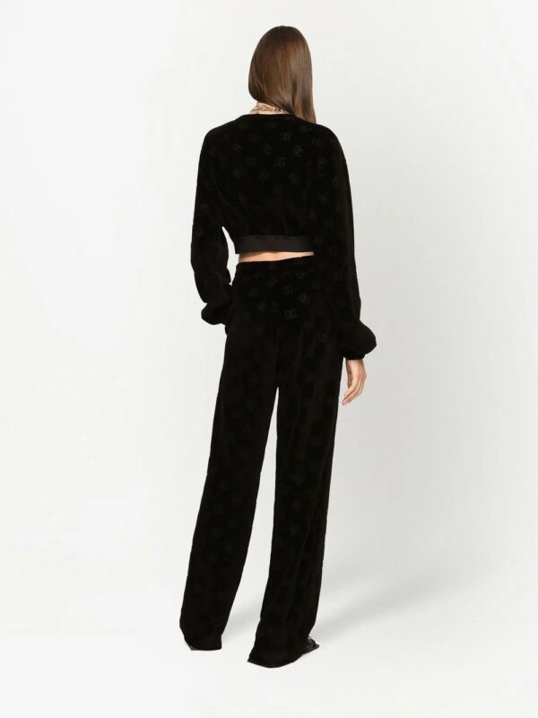Dolce & Gabbana  monogram-print drawstring track pants - Image 4