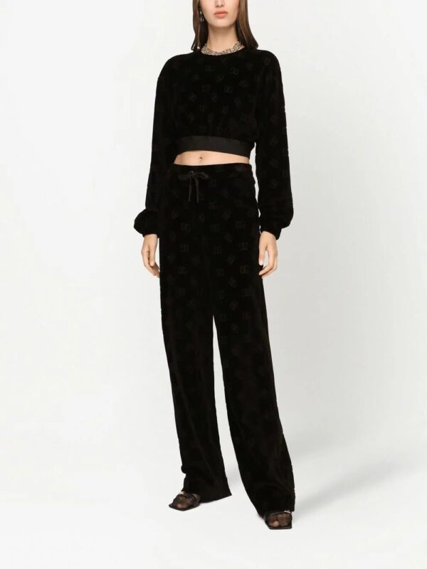 Dolce & Gabbana  monogram-print drawstring track pants - Image 3