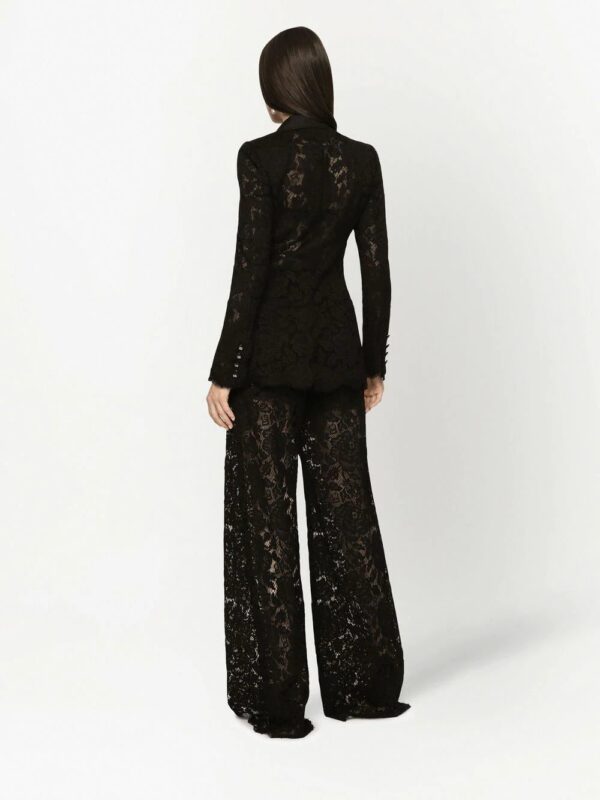Dolce & Gabbana  floral lace tailored trousers - Image 4