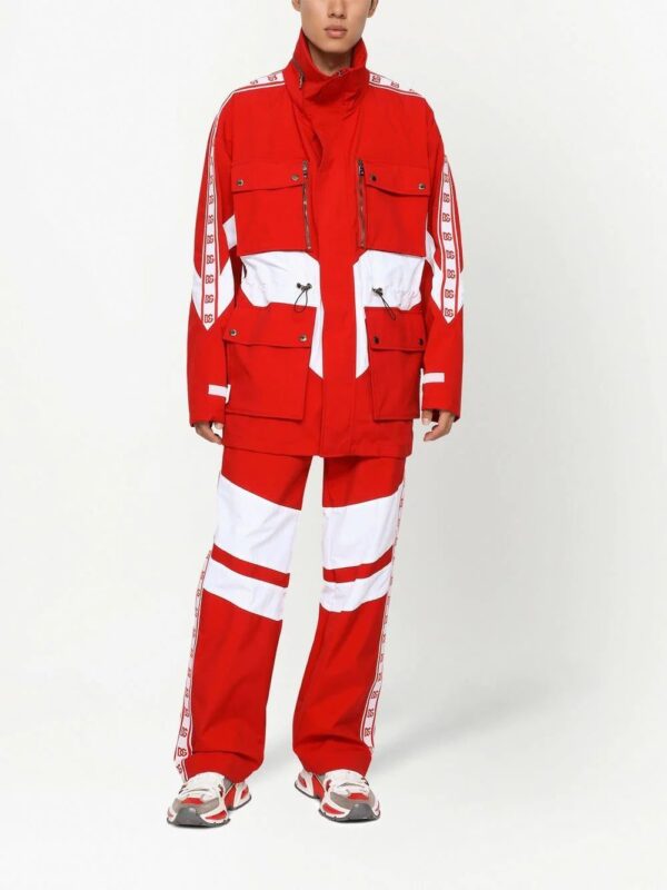 Dolce & Gabbana  logo-stripe panelled sweatpants - Image 2