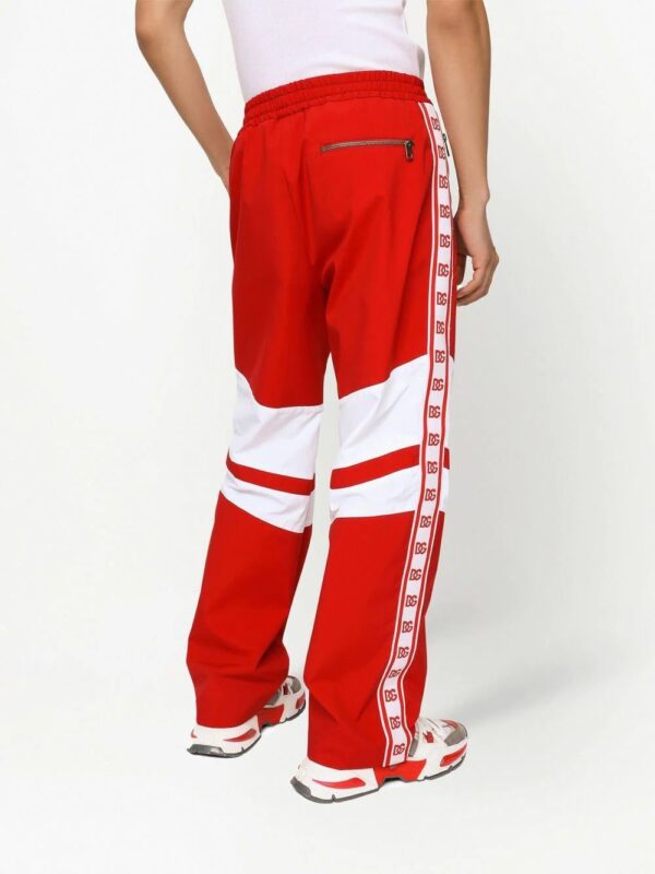 Dolce & Gabbana  logo-stripe panelled sweatpants - Image 4