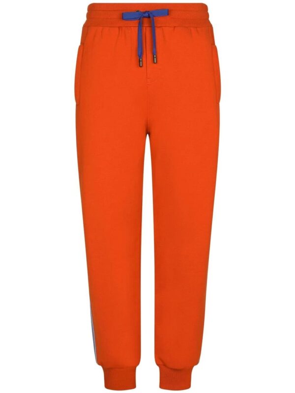 Dolce & Gabbana  logo-stripe cotton track pants