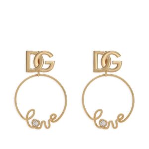 Dolce & Gabbana  DG-logo clip-on hoop earrings
