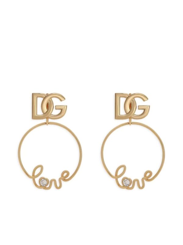 Dolce & Gabbana  DG-logo clip-on hoop earrings