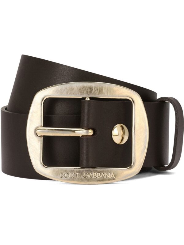 Louis Vuitton buckled leather belt