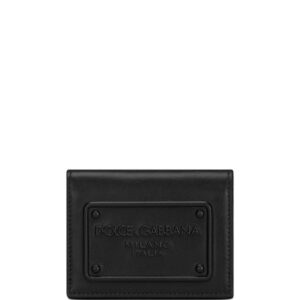 Dolce & Gabbana logo-tag leather bi-fold wallet