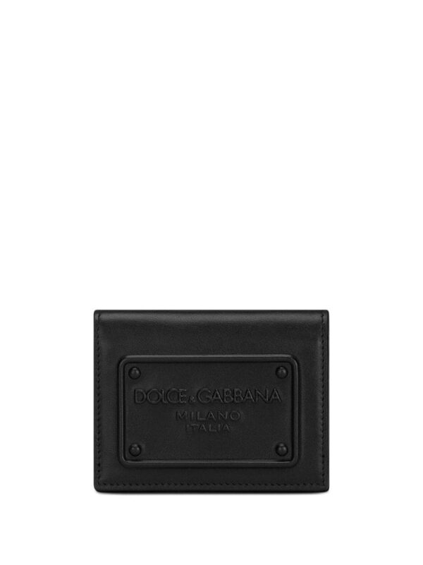 Dolce & Gabbana logo-tag leather bi-fold wallet