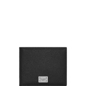 Dolce & Gabbana logo-tag leather bifold wallet