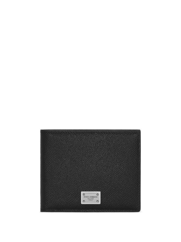 Dolce & Gabbana logo-tag leather bifold wallet