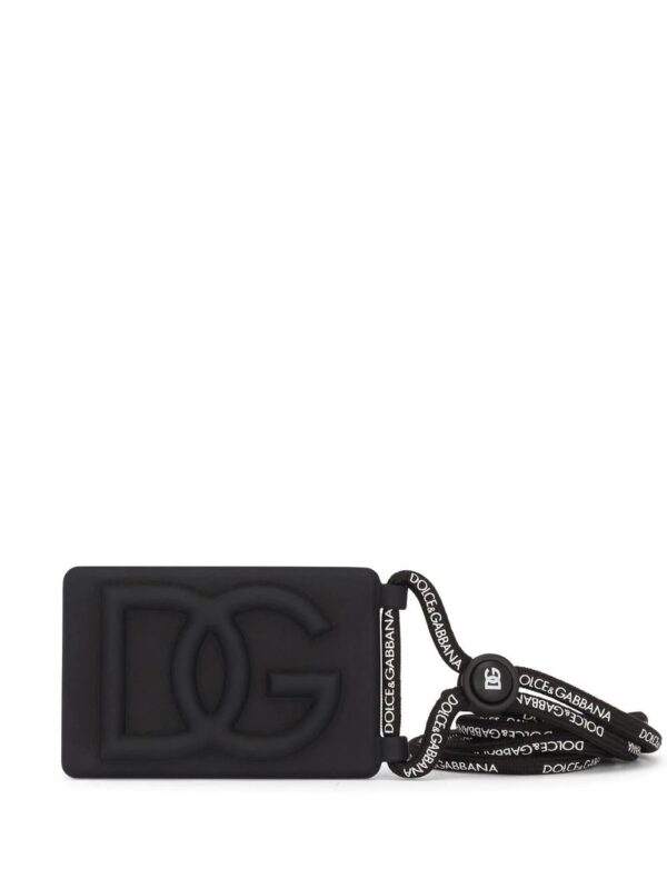 Dolce & Gabbana  logo-embossed strap cardholder