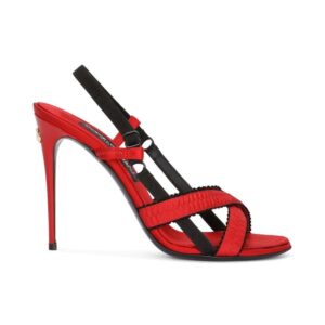 Dolce & Gabbana  crossover-strap 110mm stiletto sandals