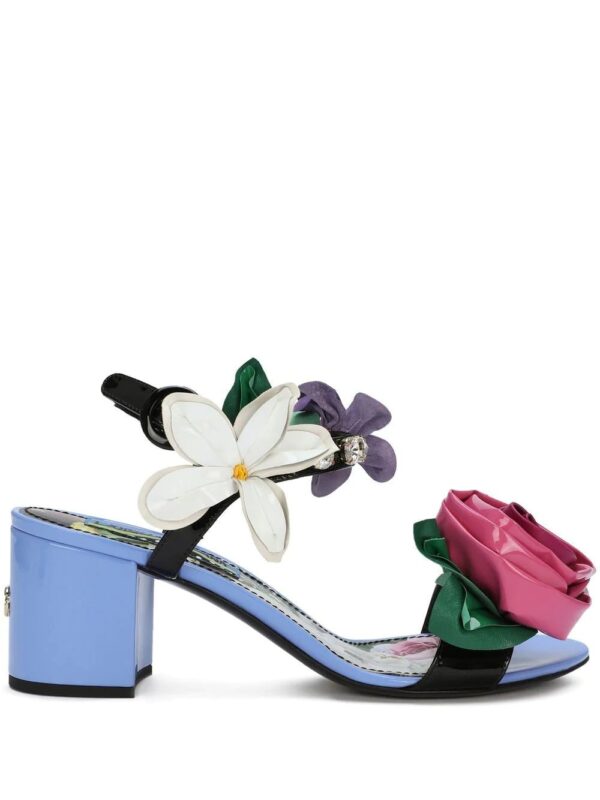 Dolce & Gabbana  60mm 3D embroidered sandals