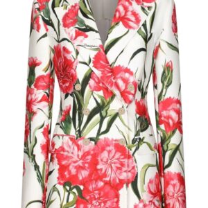Dolce & Gabbana  floral-print double-breasted blazer