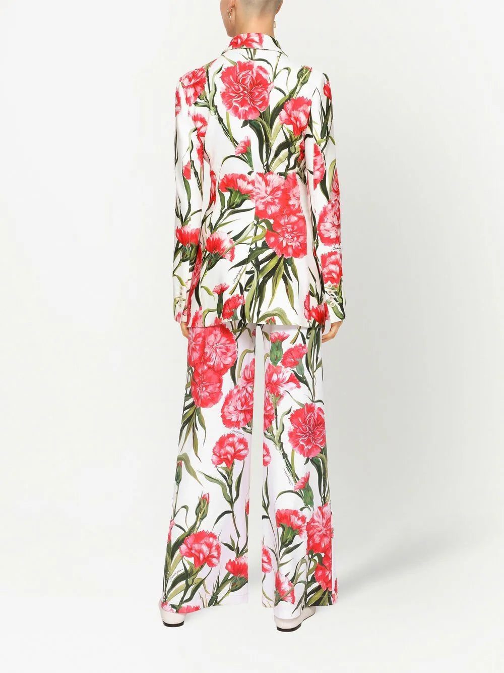Dolce & Gabbana floral-print double-breasted blazer - Image 4