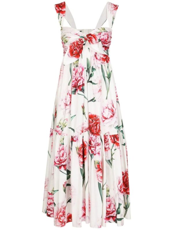Dolce & Gabbana  floral-print midi dress