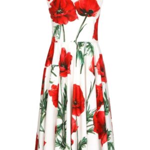 Dolce & Gabbana floral-print midi dress