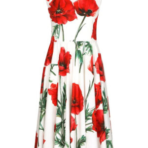 Dolce & Gabbana floral-print midi dress