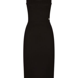 Dolce & Gabbana Milano-rib sleeveless midi dress
