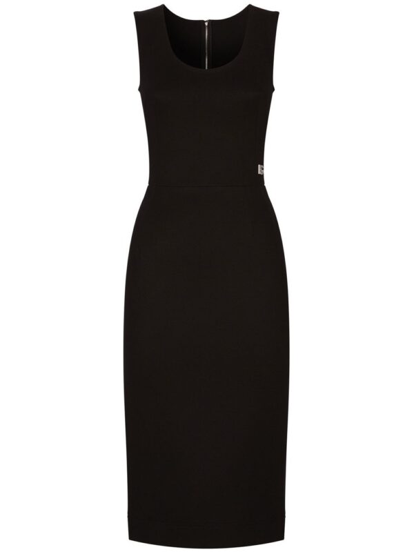 Dolce & Gabbana Milano-rib sleeveless midi dress