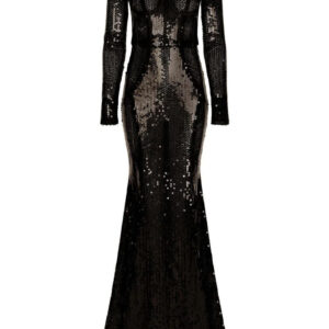 Dolce & Gabbana corset-detail sequinned gown