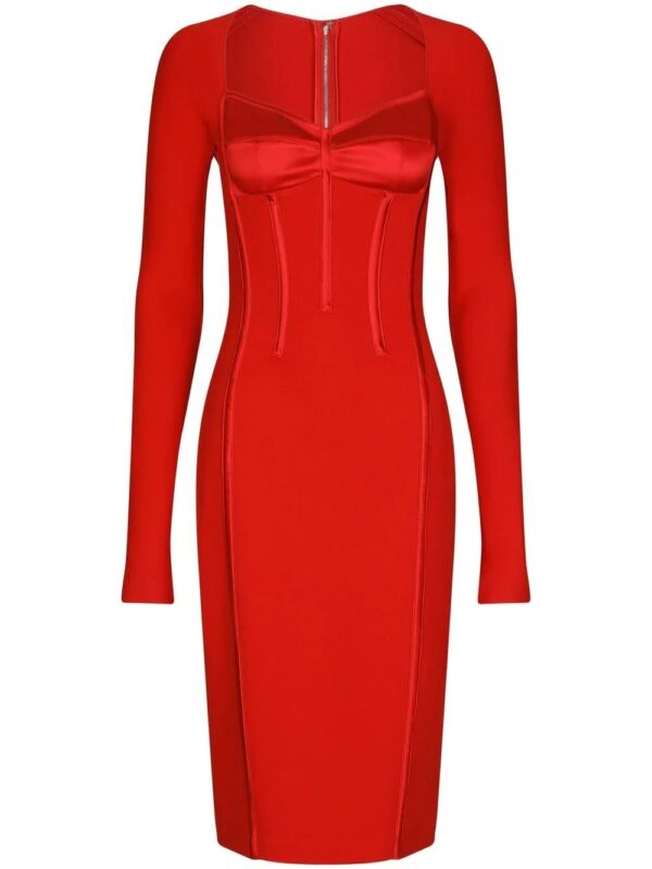 Dolce & Gabbana  long-sleeve corset dress