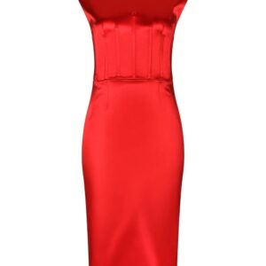 Dolce & Gabbana  sleeveless silk midi dress