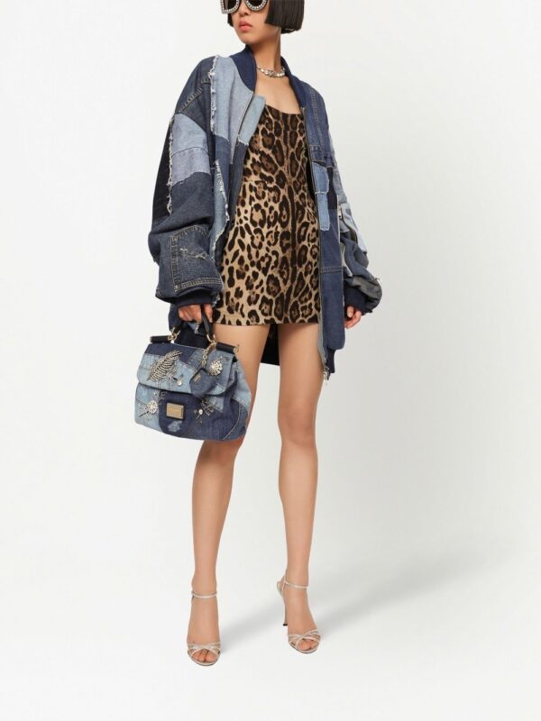 Dolce & Gabbana leopard-print sleeveless minidress - Image 2