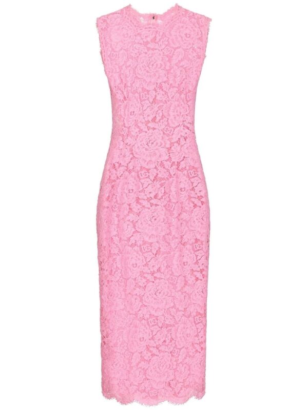 Dolce & Gabbana  sleeveless lace shift dress