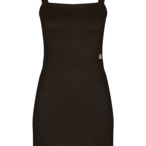 Dolce & Gabbana  logo plaque sleeveless mini dress