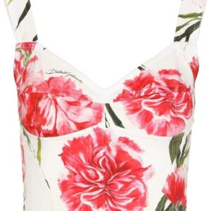 Dolce & Gabbana  floral-print bodice top