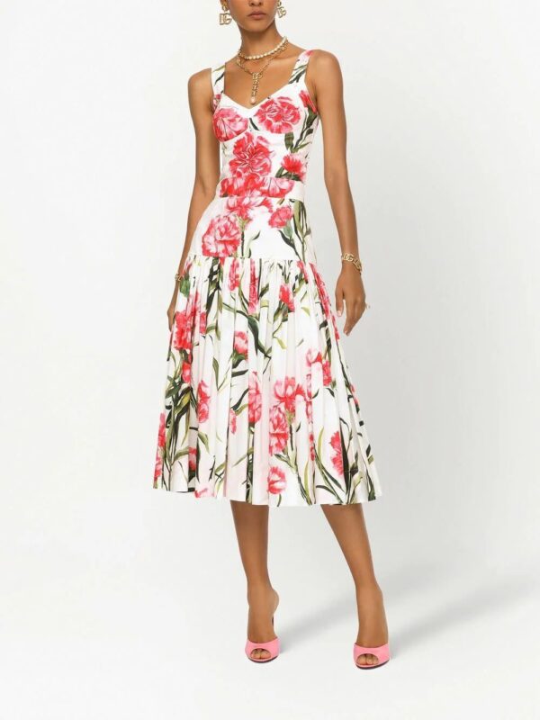 Dolce & Gabbana  floral-print bodice top - Image 3