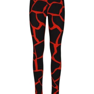 Dolce & Gabbana  abstract-print stirrup-cuffs leggings