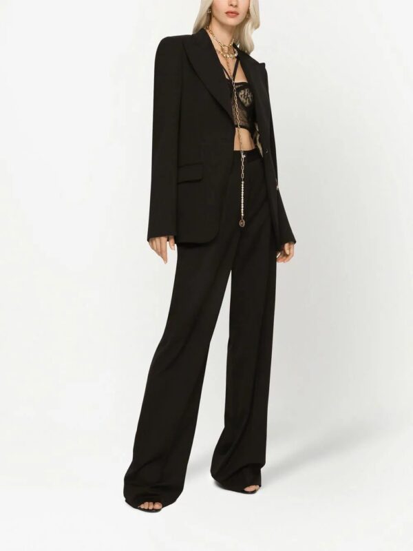 Dolce & Gabbana  wide-leg wool trousers - Image 3