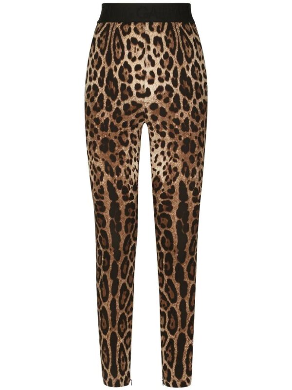 Dolce & Gabbana  leopard-print slim-cut leggings