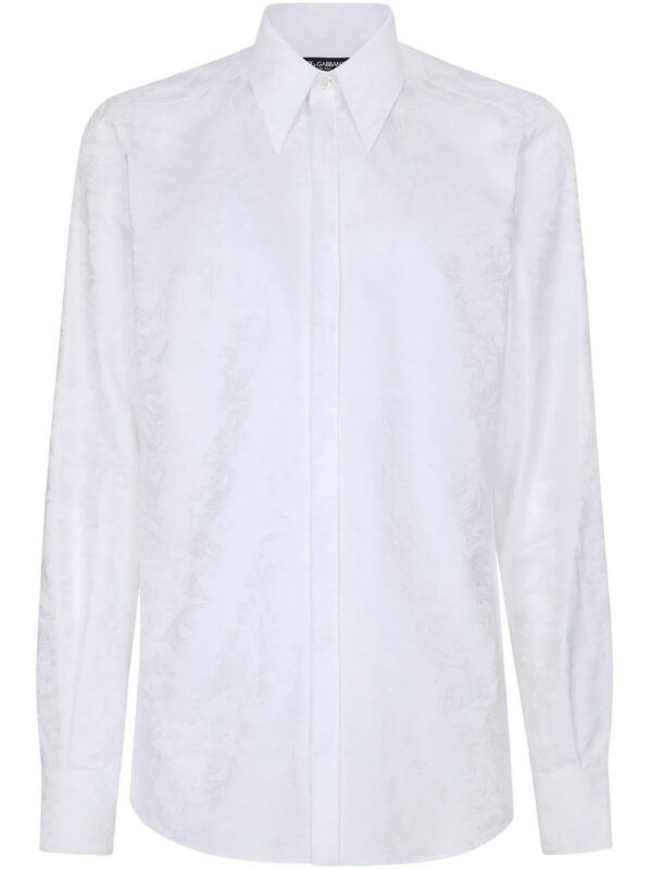 Dolce & Gabbana  baroque-print long-sleeve shirt