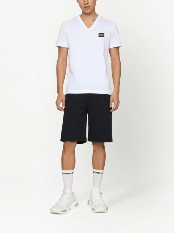 Dolce & Gabbana  DG Essentials V-neck T-shirt - Image 3