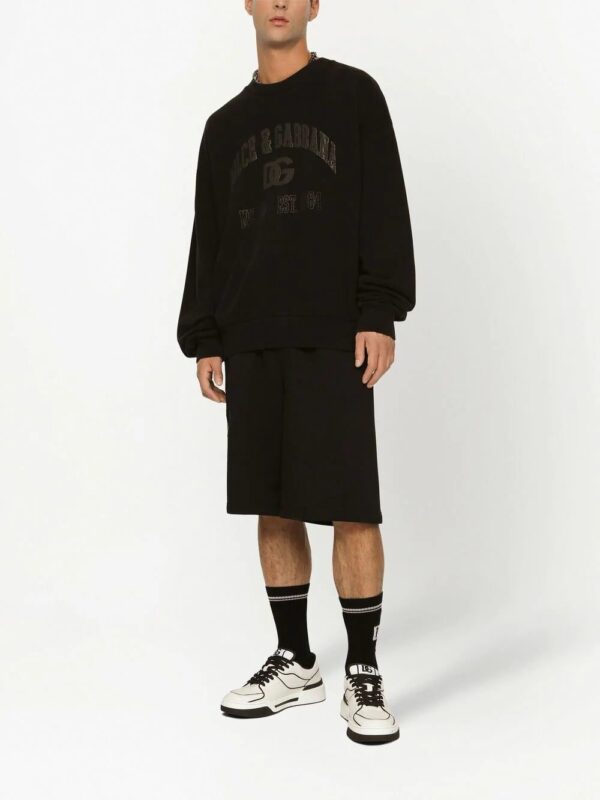 Dolce & Gabbana  tonal-logo crew-neck sweatshirt - Image 3