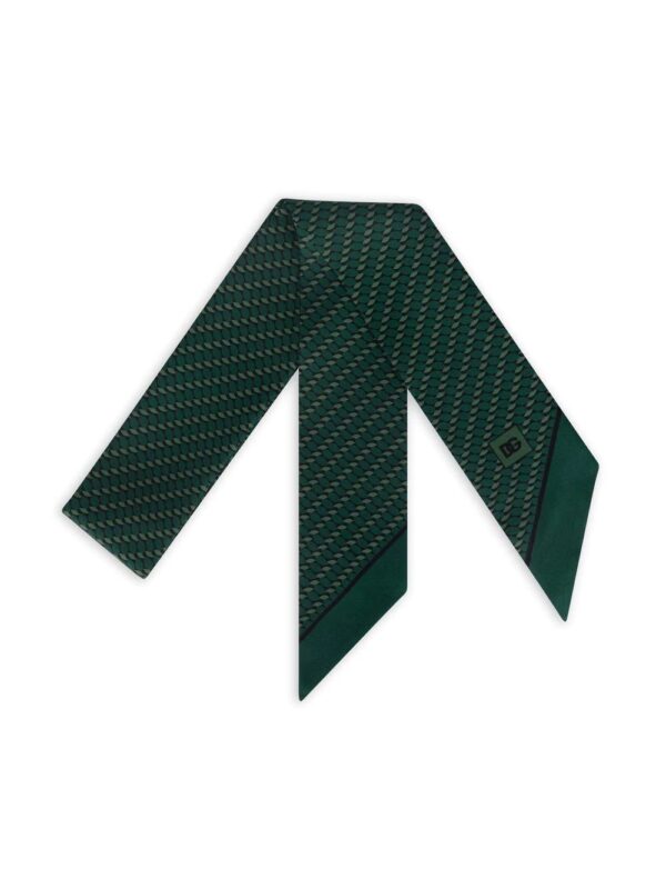 Dolce & Gabbana  geometric-print silk scarf - Image 2