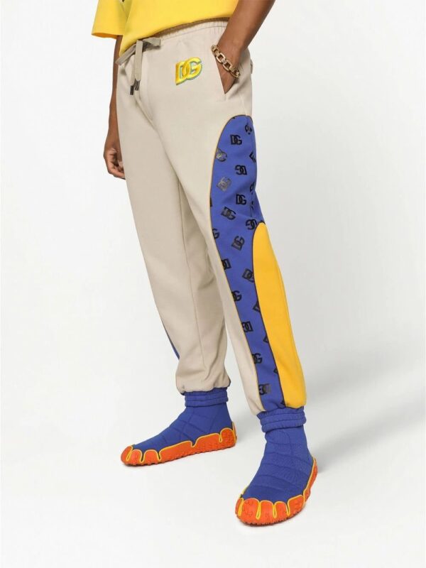 Dolce & Gabbana  logo-embroidered track pants - Image 4
