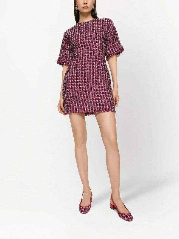 Dolce & Gabbana  tweed short-sleeve minidress - Image 2
