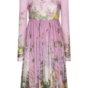 Dolce & Gabbana  floral-print silk minidress