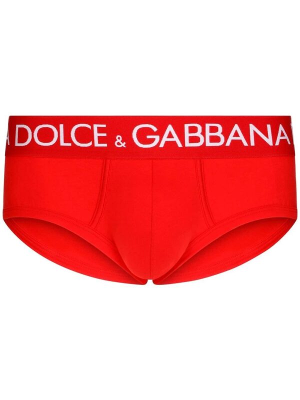Dolce & Gabbana  logo-waist cotton briefs