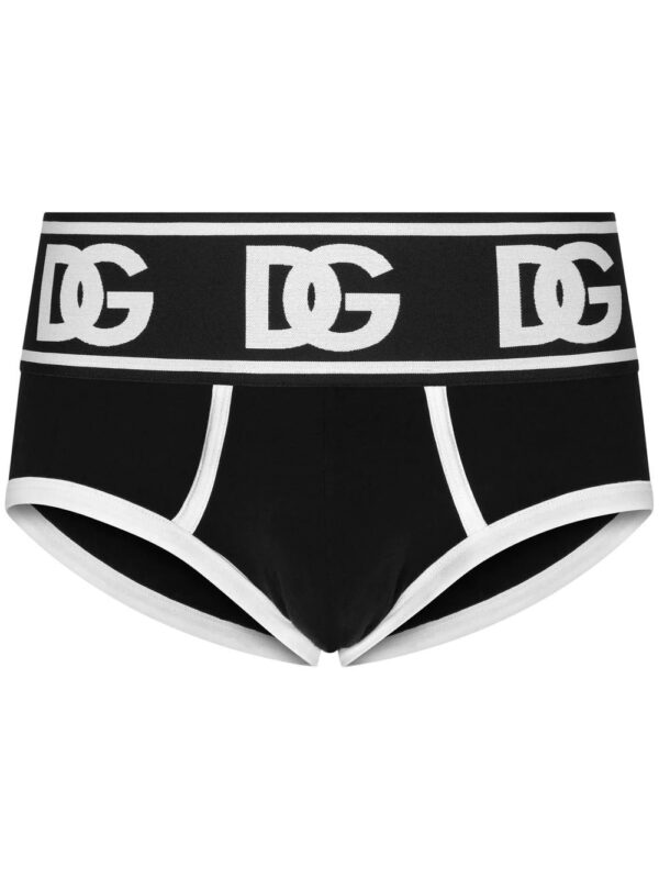 Dolce & Gabbana  logo-waist cotton briefs