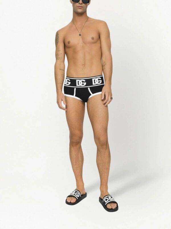 Dolce & Gabbana  logo-waist cotton briefs - Image 2