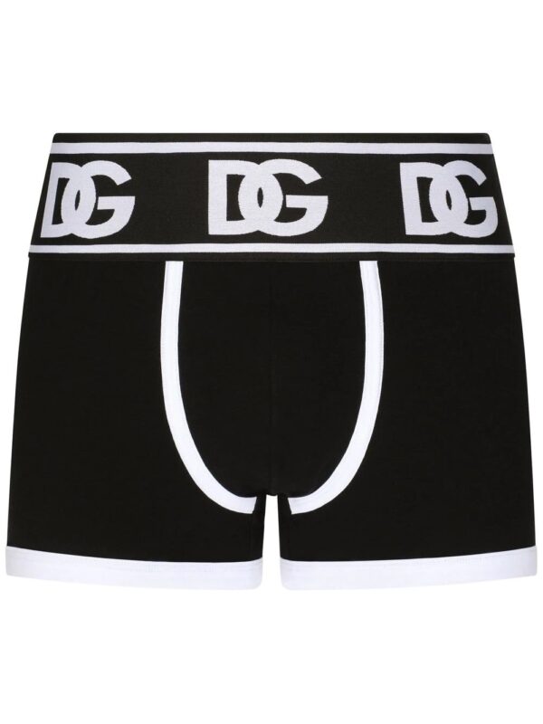 Dolce & Gabbana  logo-waist cotton boxer briefs
