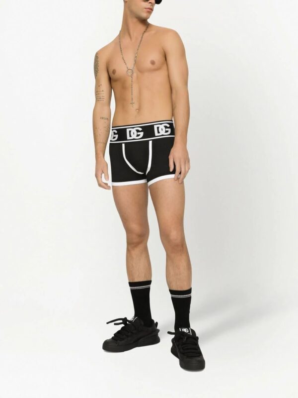Dolce & Gabbana  logo-waist cotton boxer briefs - Image 2
