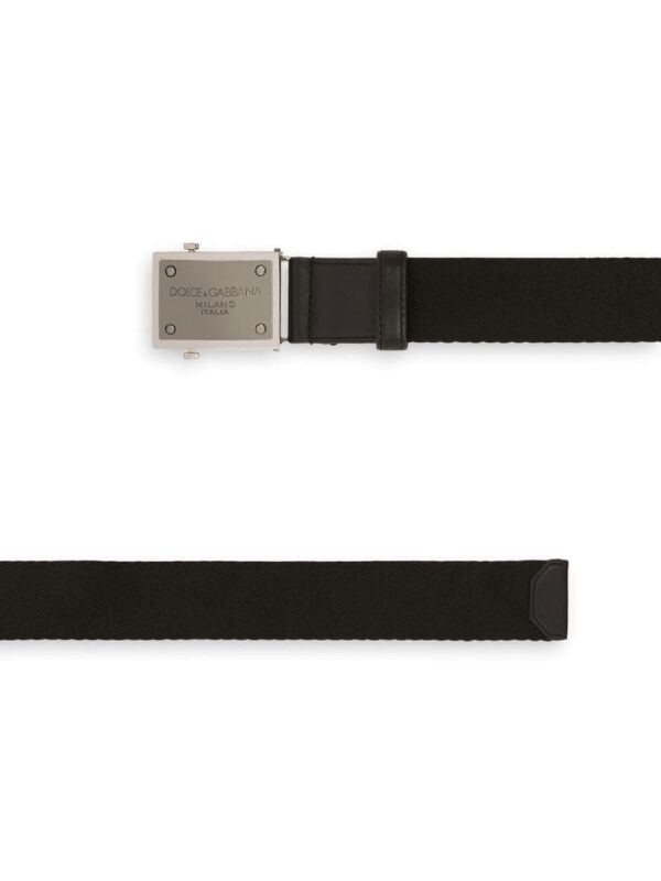 Dolce & Gabbana logo-tag leather belt - Image 2